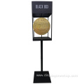 Brand Sign Holder Metal Wine Display Stand